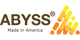 Logotipo ABYSS en forma de triángulo